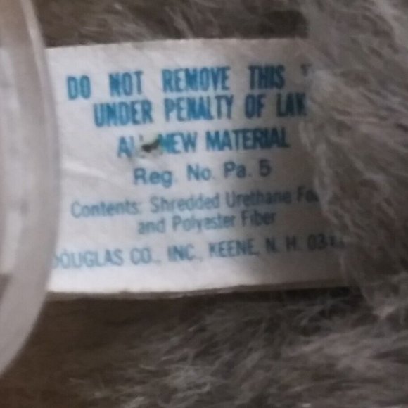 VTG Douglas Cuddle Toy Emperor Penguin Realistic Grey Stuffed Plush 1985 Rare - Picture 10 of 11